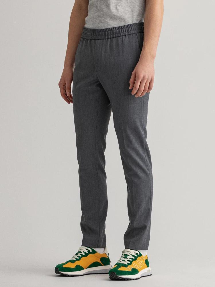 charcoal solid slim fit jogger