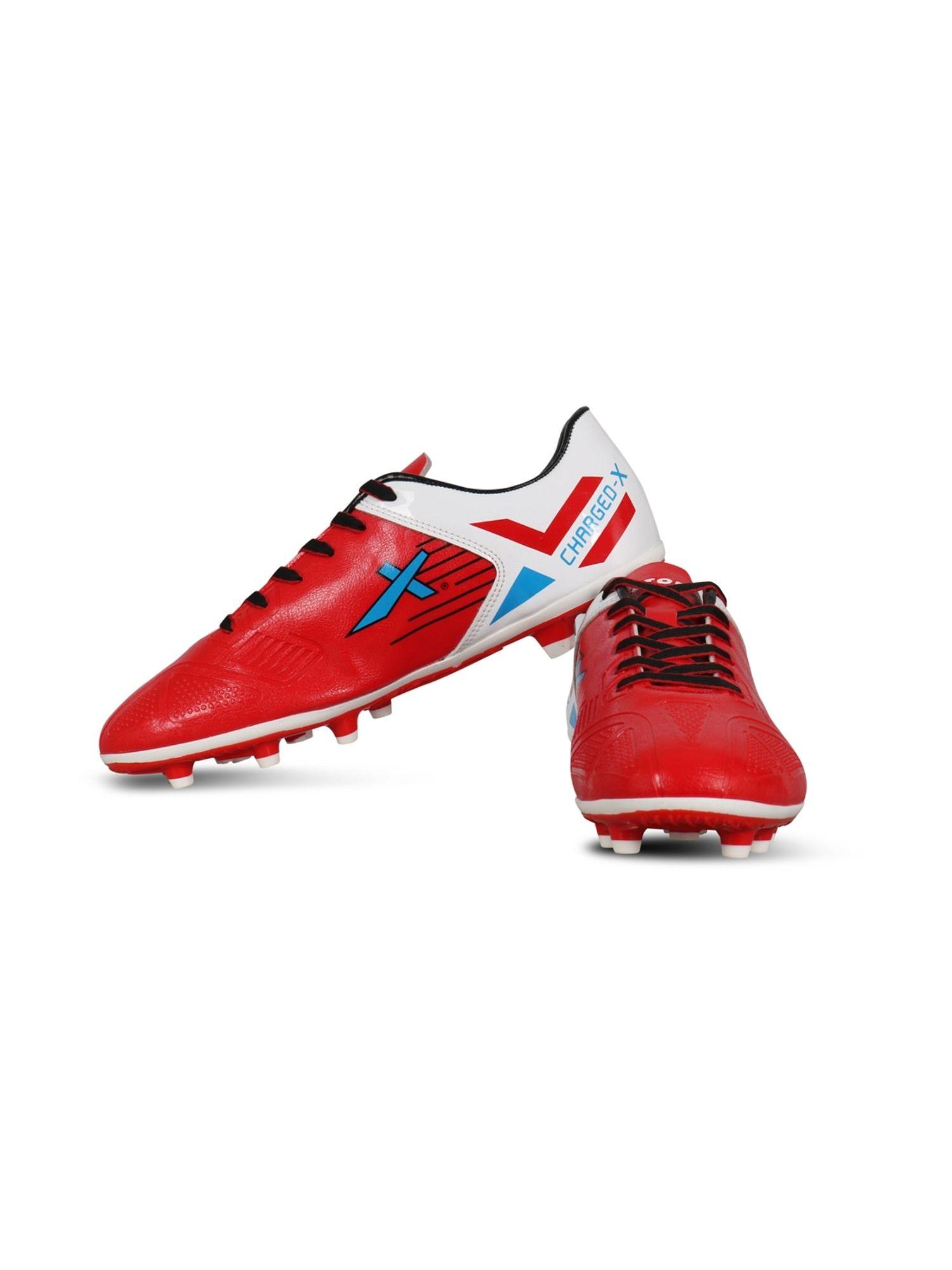 charged-x football shoes for men (red-white-blue)