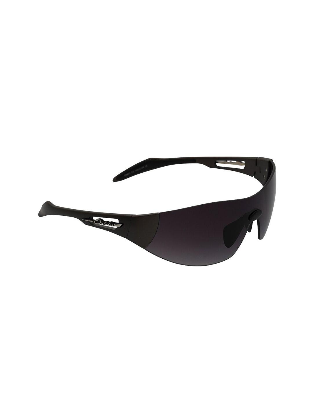charles london men grey lens & black sports sunglasses with uv protected lens tr827 c2 s