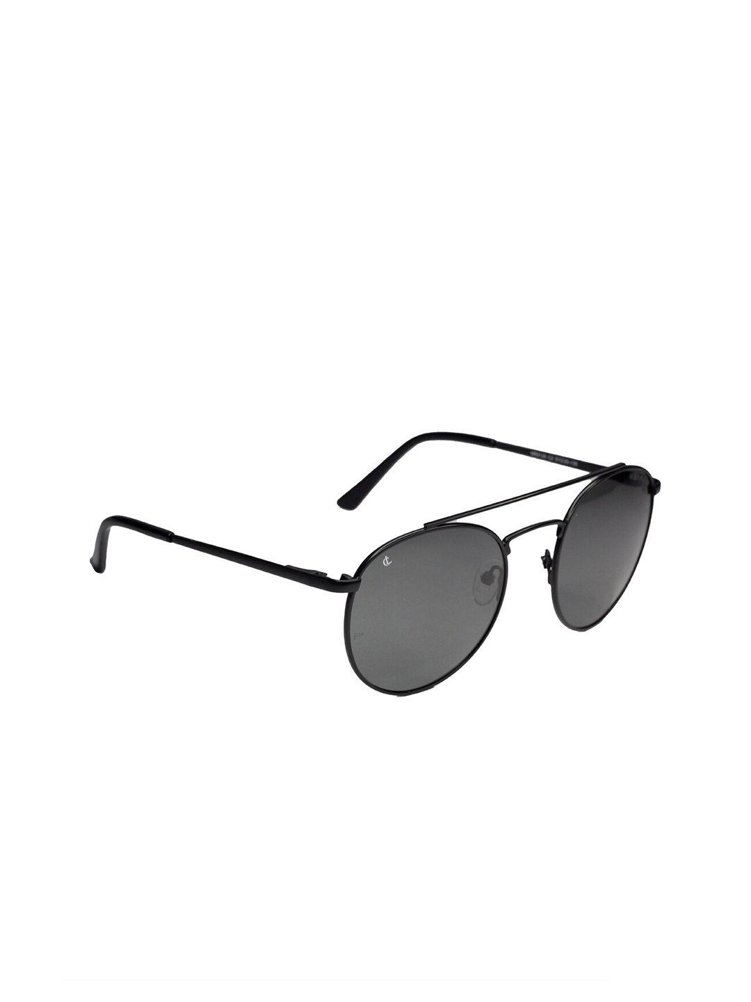 charles london unisex grey polarised round sunglasses mr 9126 c2 51 s