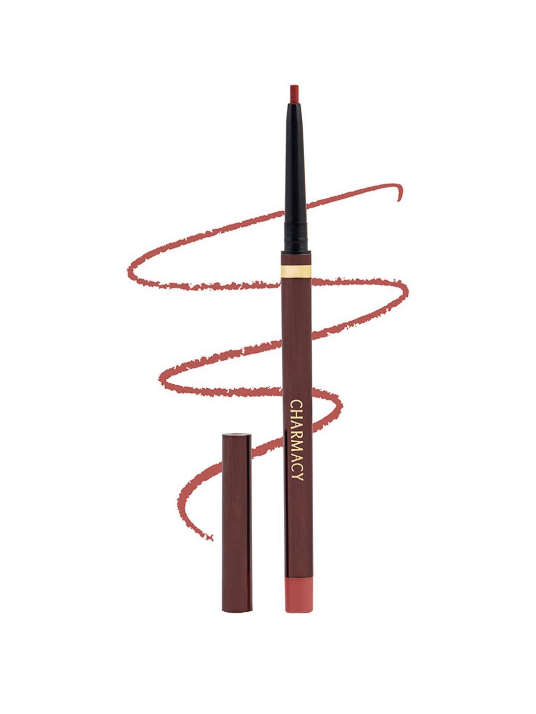 charmacy milano long lasting matte texture lip contour lip liner 0.1 g - fire red 01