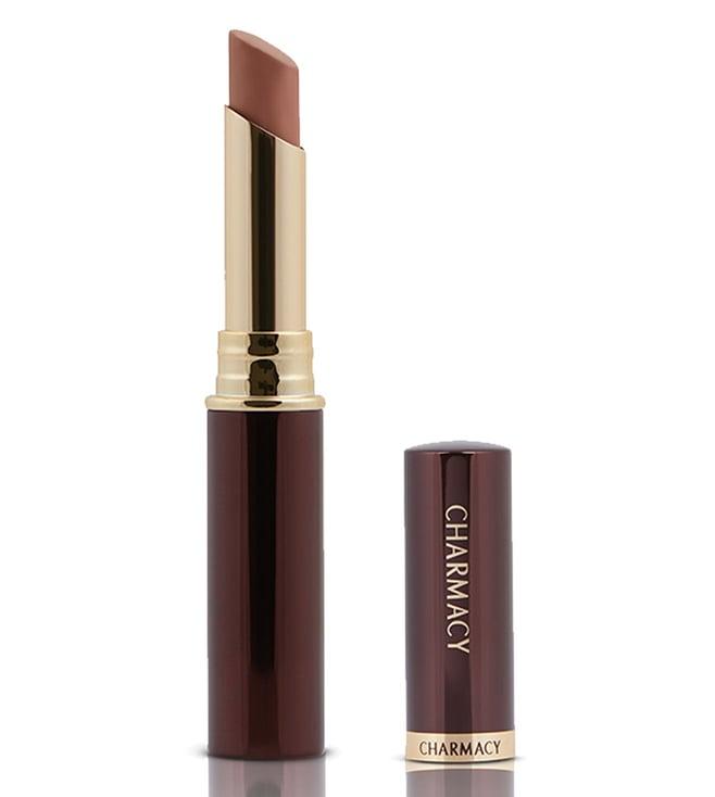 charmacy milano longstay matte lipstick 64 naughty nude - 2.8 gm