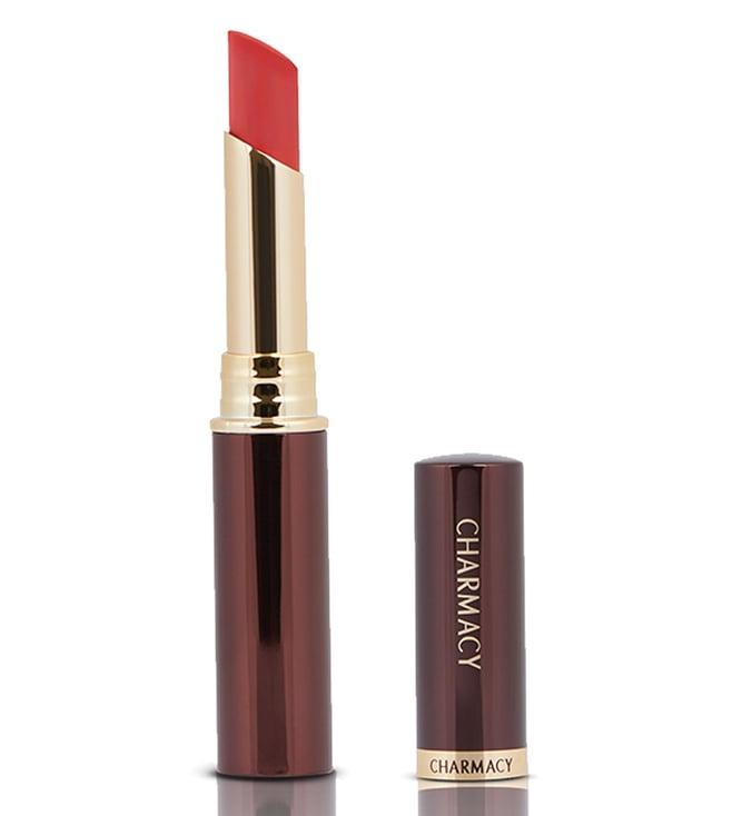 charmacy milano longstay matte lipstick 69 tangy scarlet - 2.8 gm