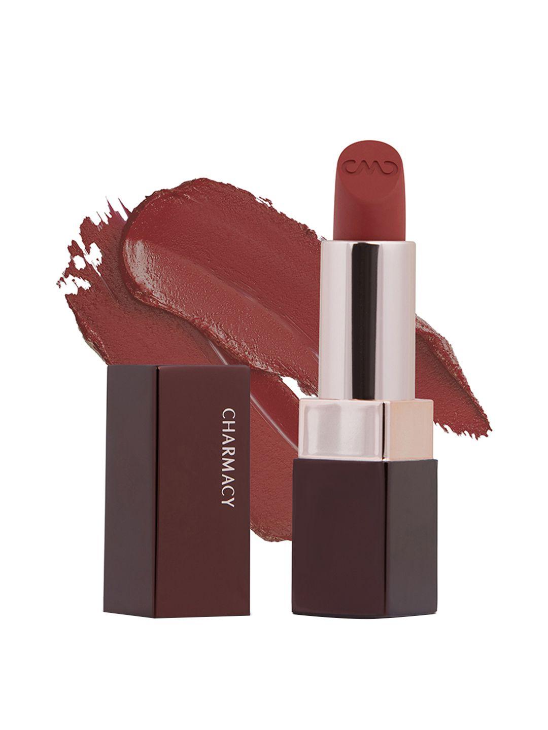 charmacy milano soft satin matte high-coverage hydrating lipstick 3.8g - smokey topaz 58