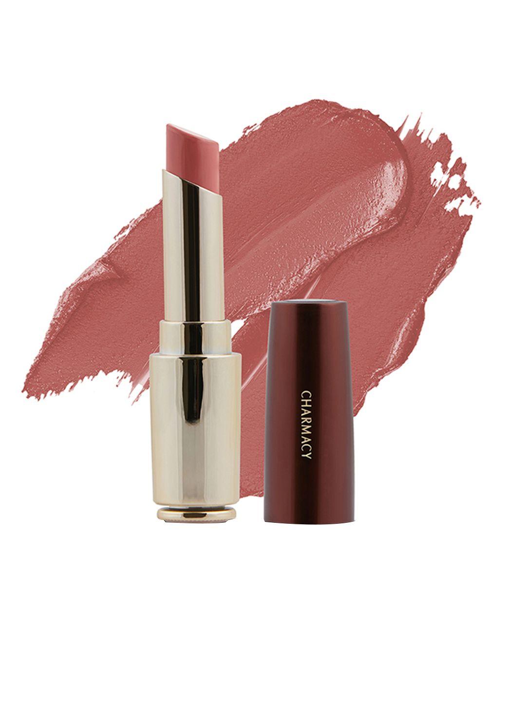 charmacy milano moisturising & hydrating vegan flattering nude lipstick- bed time flirt 02