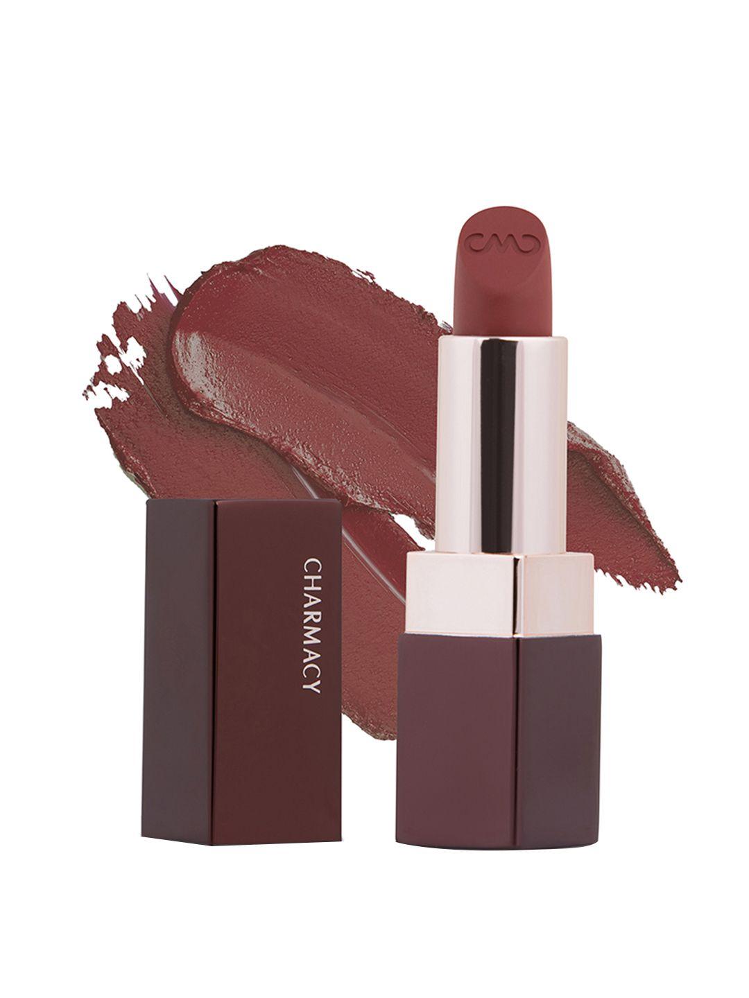 charmacy milano soft satin matte high-coverage hydrating lipstick 3.8g - fuzzy wuzzy 59