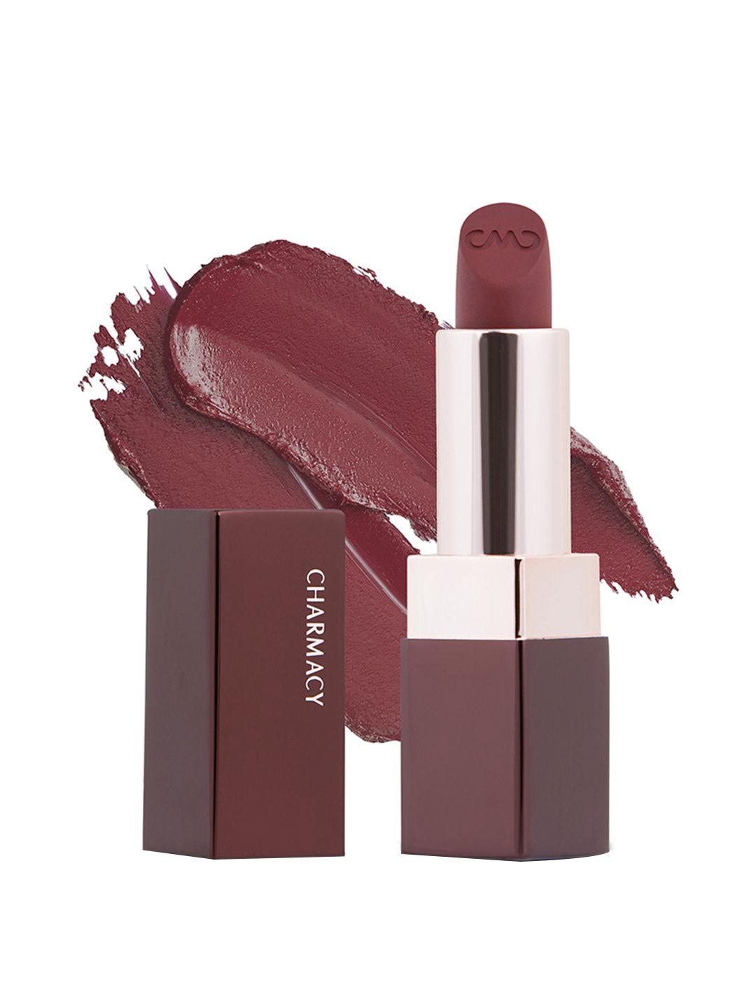 charmacy milano soft satin matte high-coverage hydrating lipstick 3.8g - mystic maroon 46