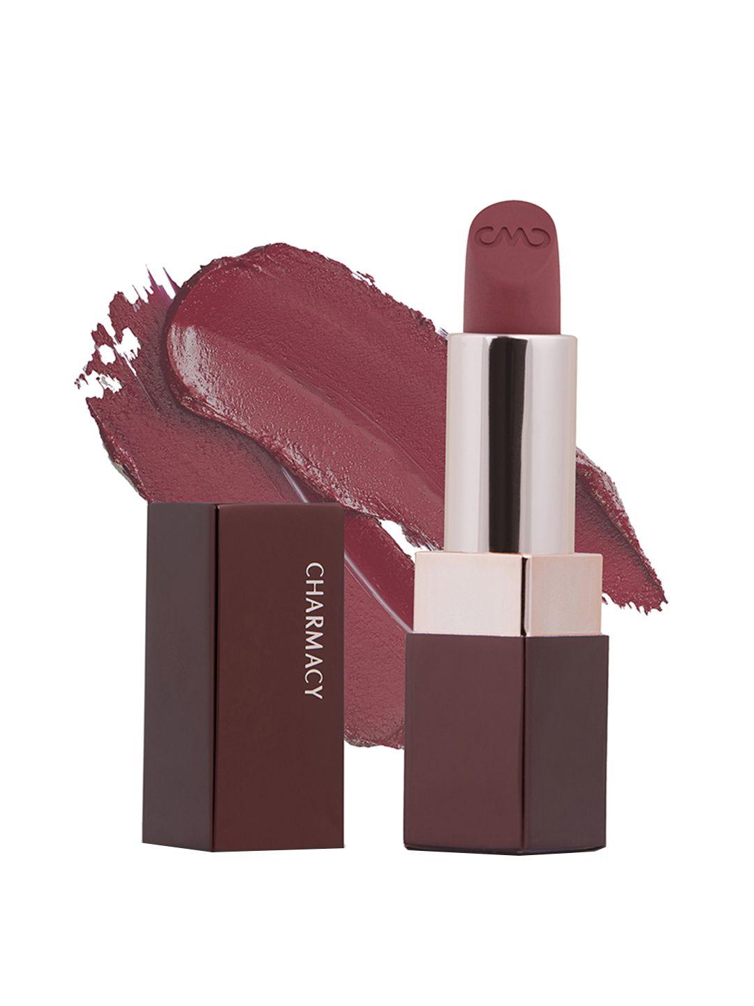 charmacy milano soft satin matte high-coverage hydrating lipstick 3.8g - vivid mauve 55