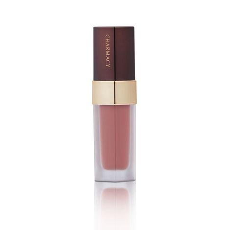 charmacy milano stunning longstay liquid lipstick (sand storm 07) - 5.6 ml, velvet intense matte finish, 12 hours, smudgeproof, waterproof, kissproof, one swatch application, non-toxic, vegan, cruelty free