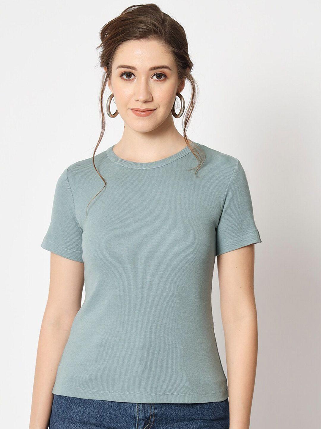 charmgal round neck short sleeves liva top