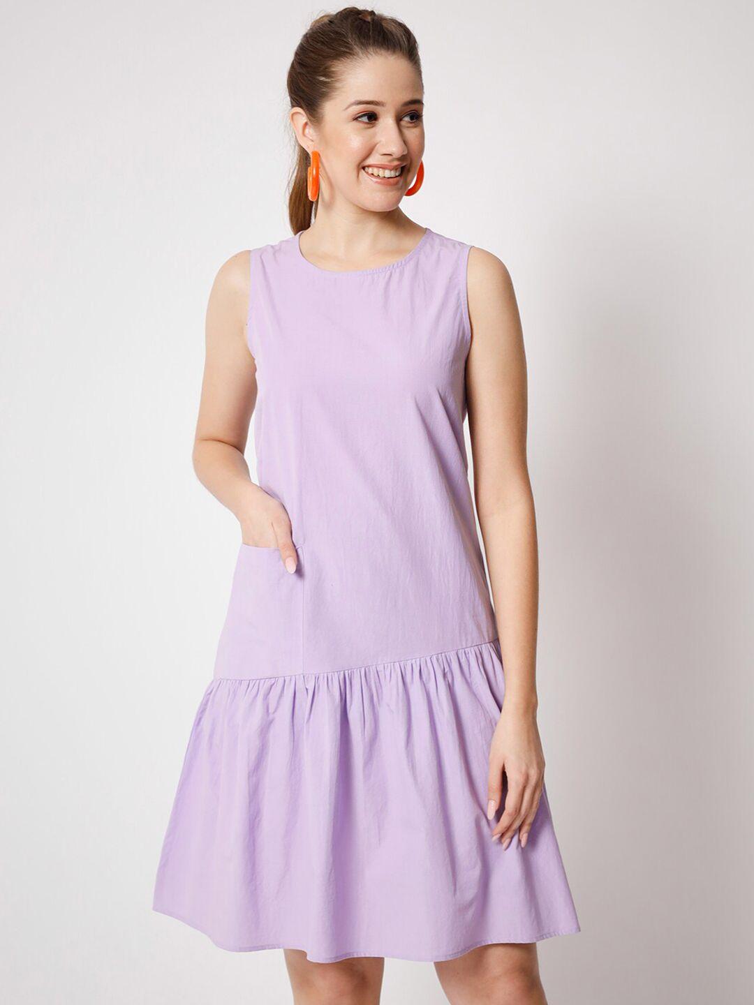 charmgal sleeveless drop-waist dress