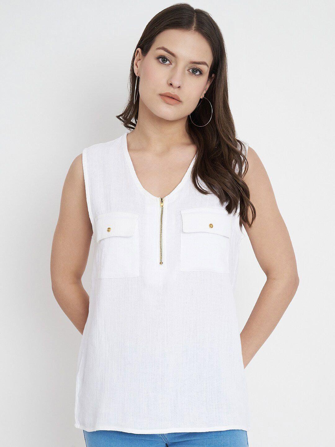 charmgal v-neck cotton top