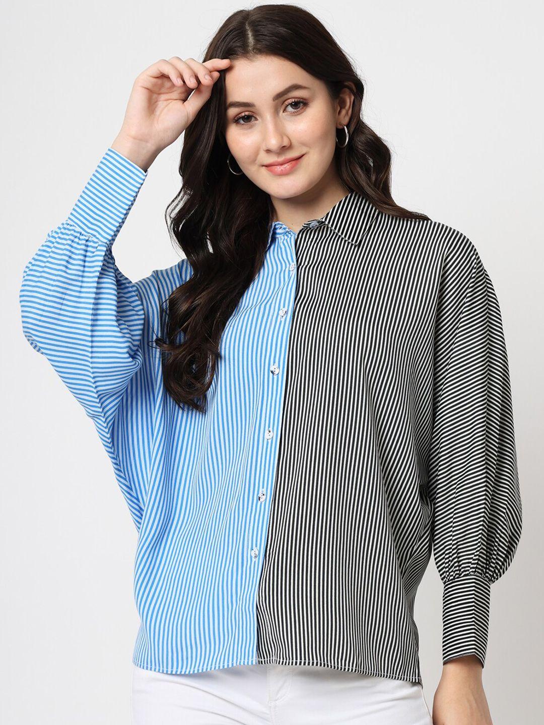 charmgal women classic striped casual shirt