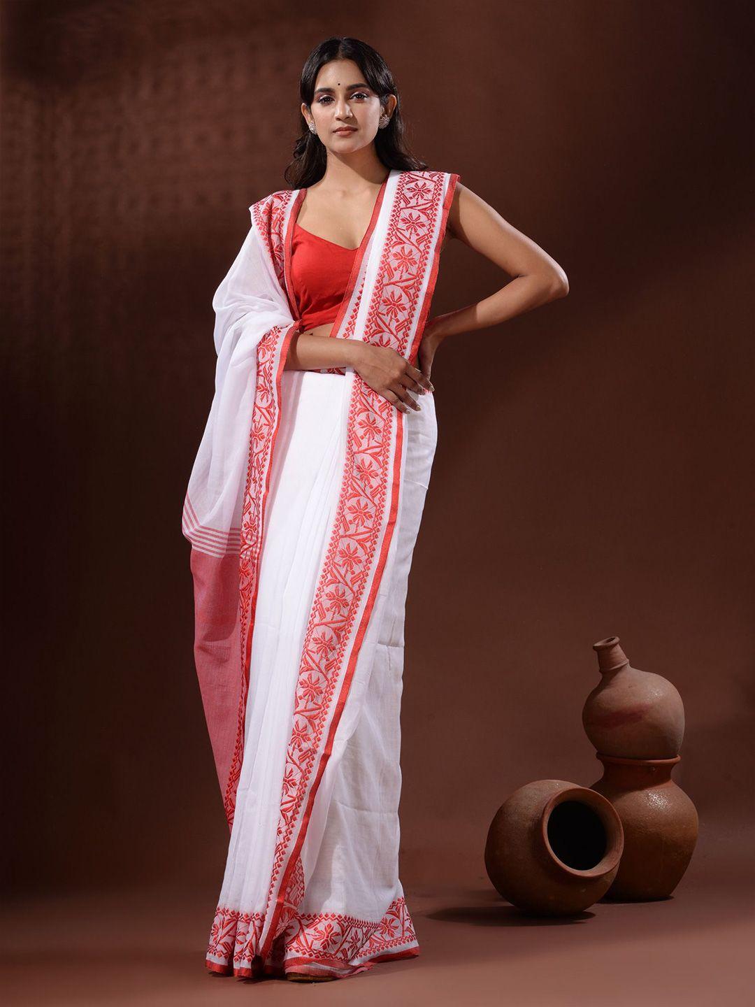 charukriti pure cotton saree