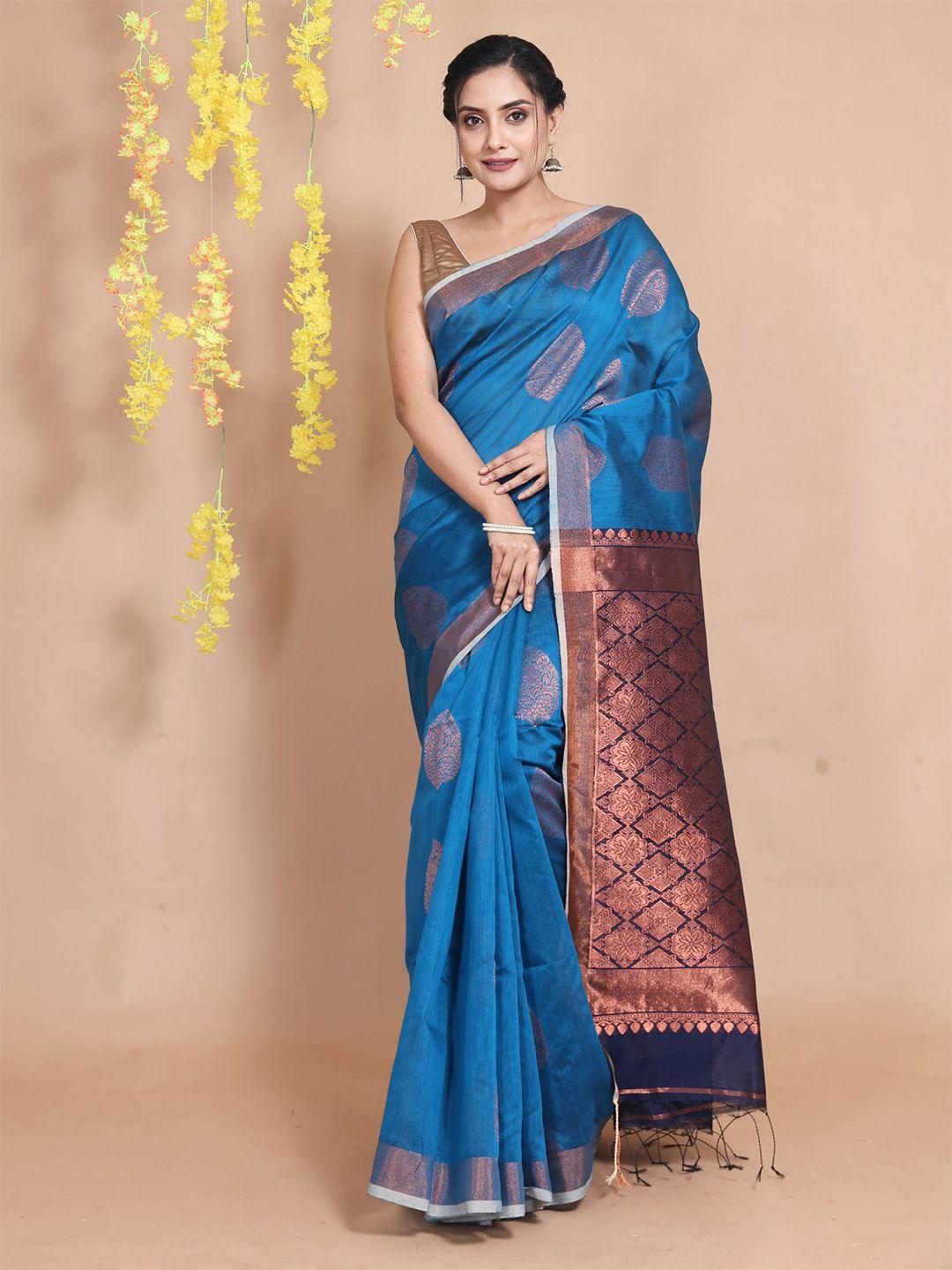 charukriti  woven design zari saree