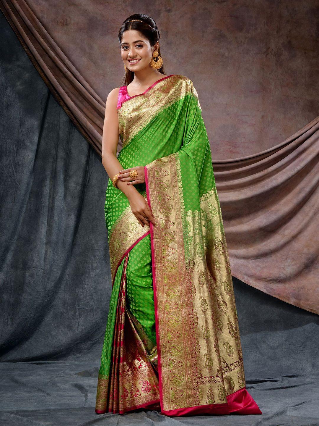 charukriti ethnic motif  woven design zari banarasi saree