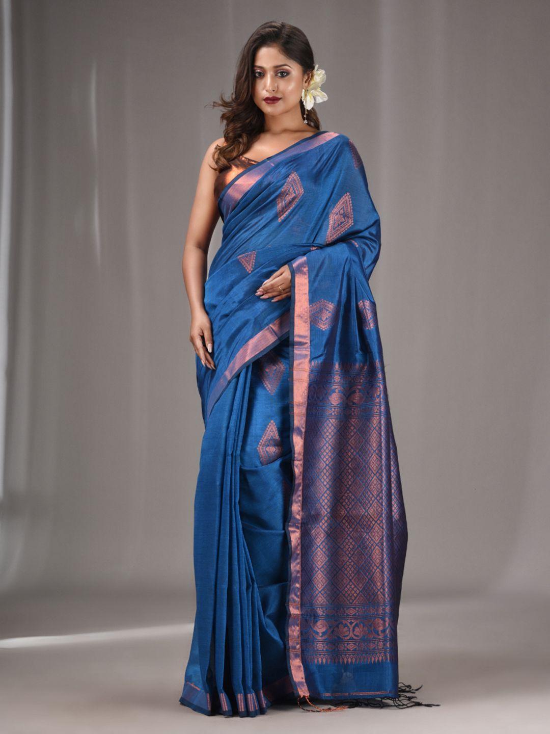 charukriti ethnic motif woven design zari saree