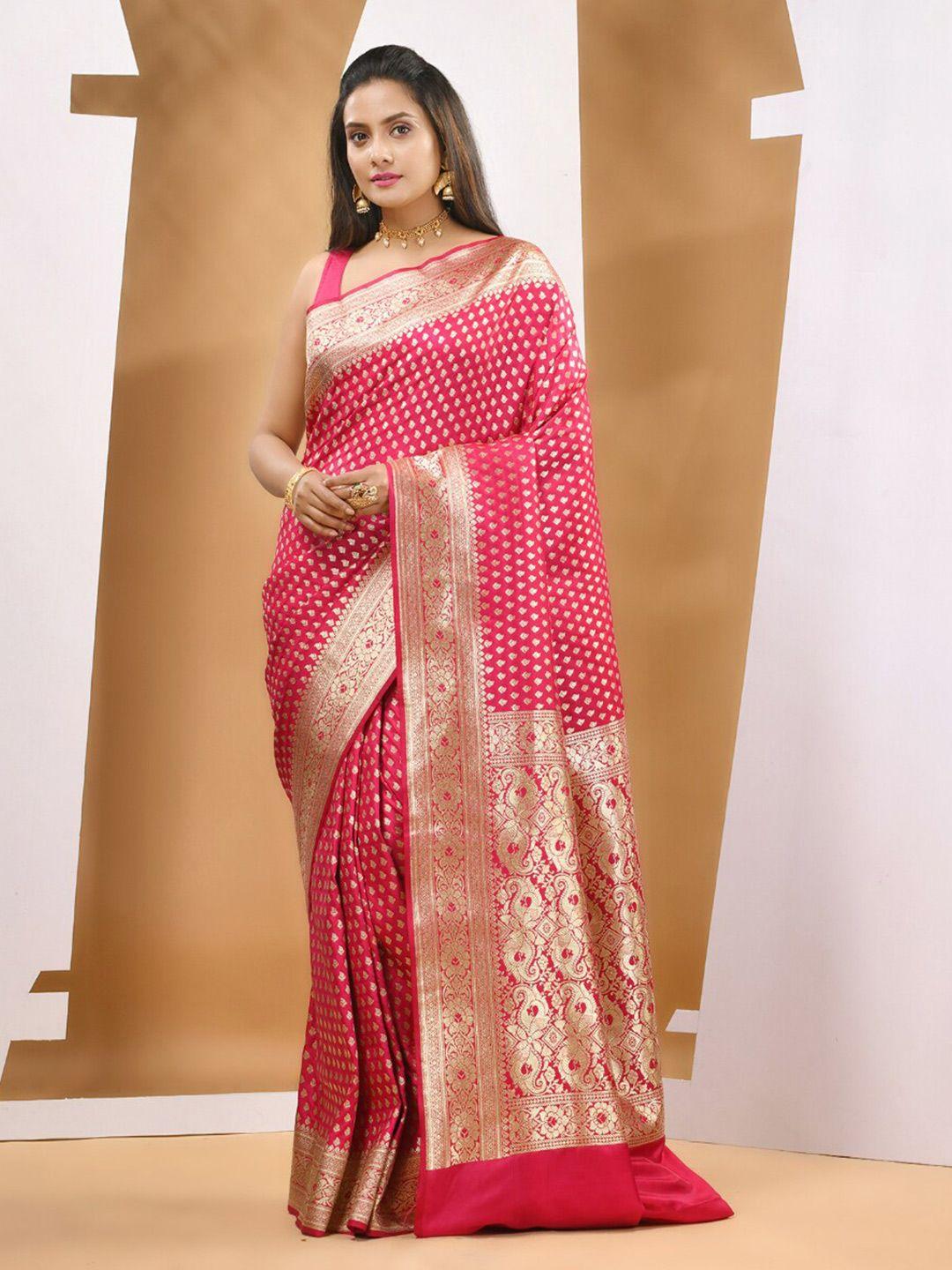 charukriti ethnic motifs woven design banarasi saree