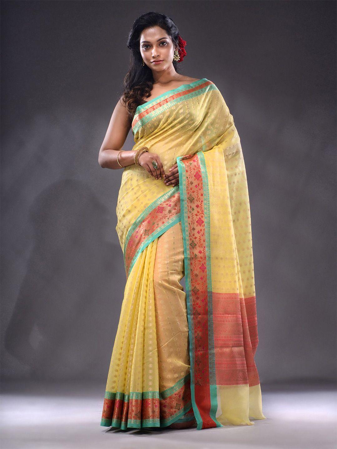 charukriti ethnic motifs woven design zari kota saree