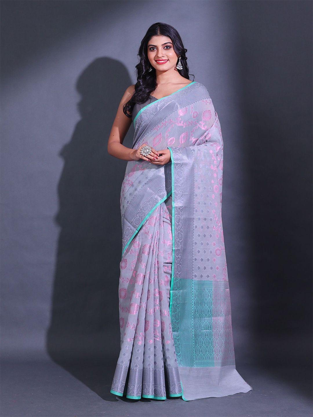 charukriti ethnic motifs woven design zari saree