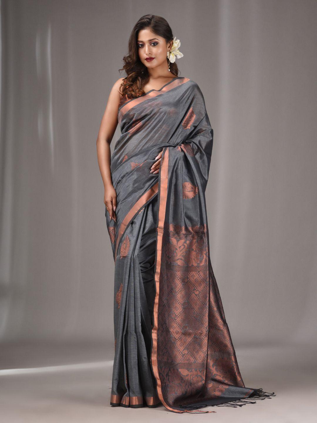charukriti ethnic motifs woven design zari saree