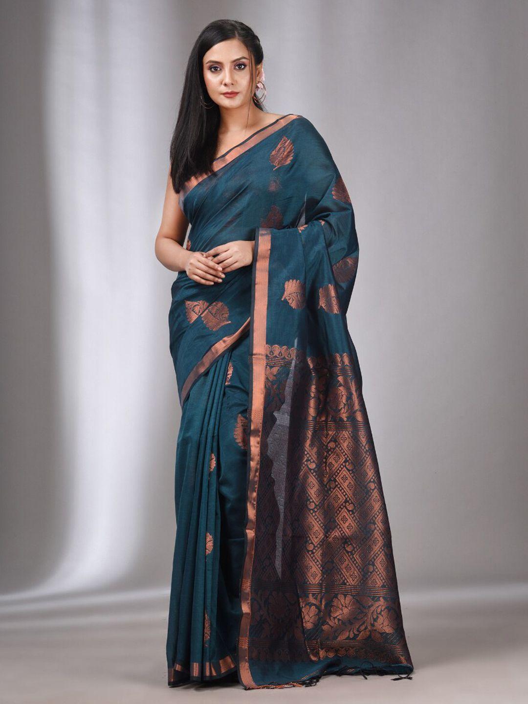 charukriti ethnic motifs woven design zari saree