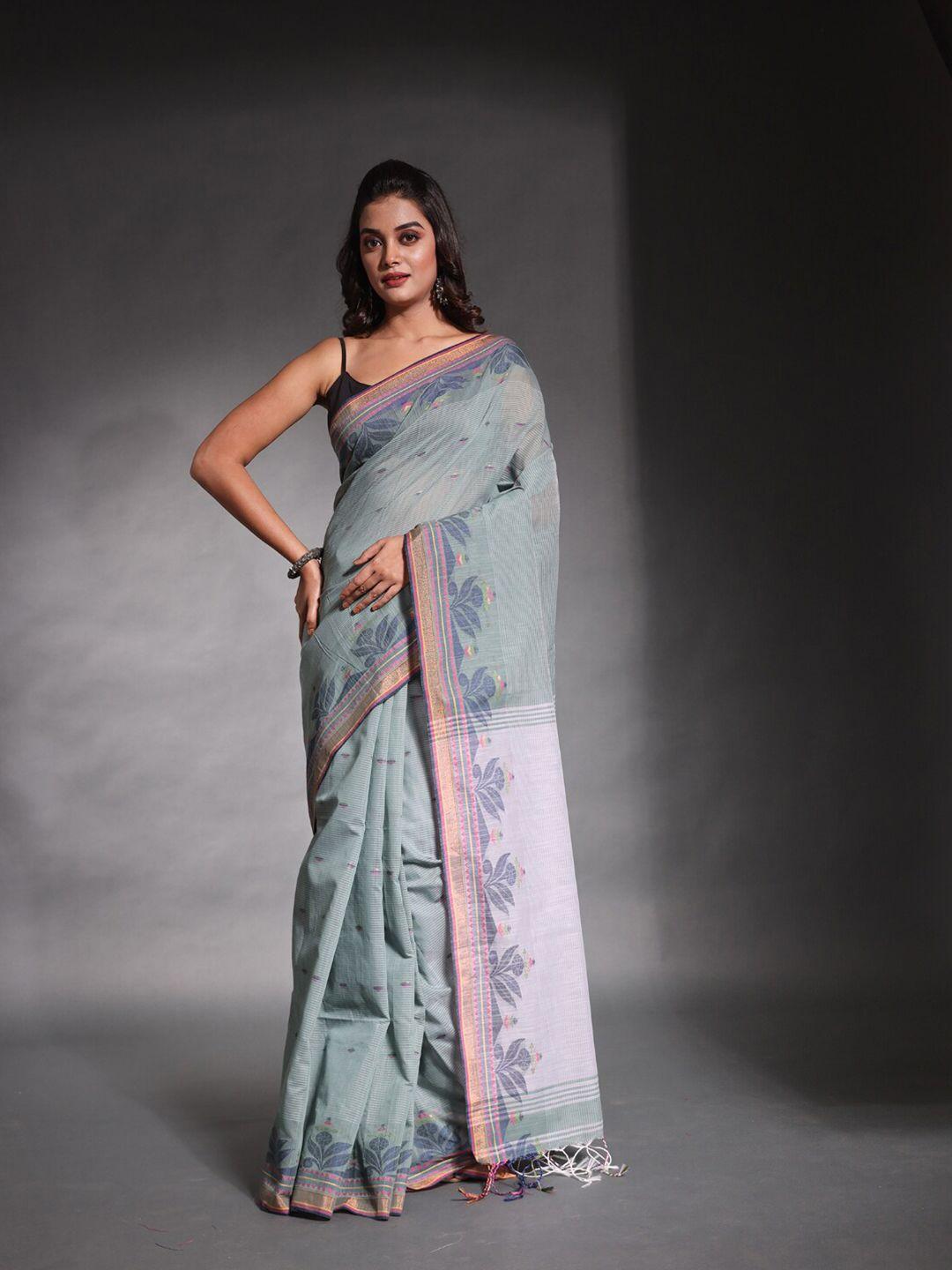 charukriti ethnic motifs woven design zari saree