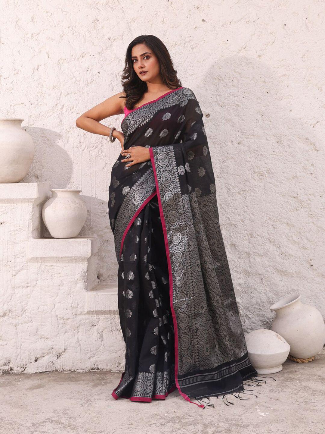 charukriti ethnic motifs zari saree