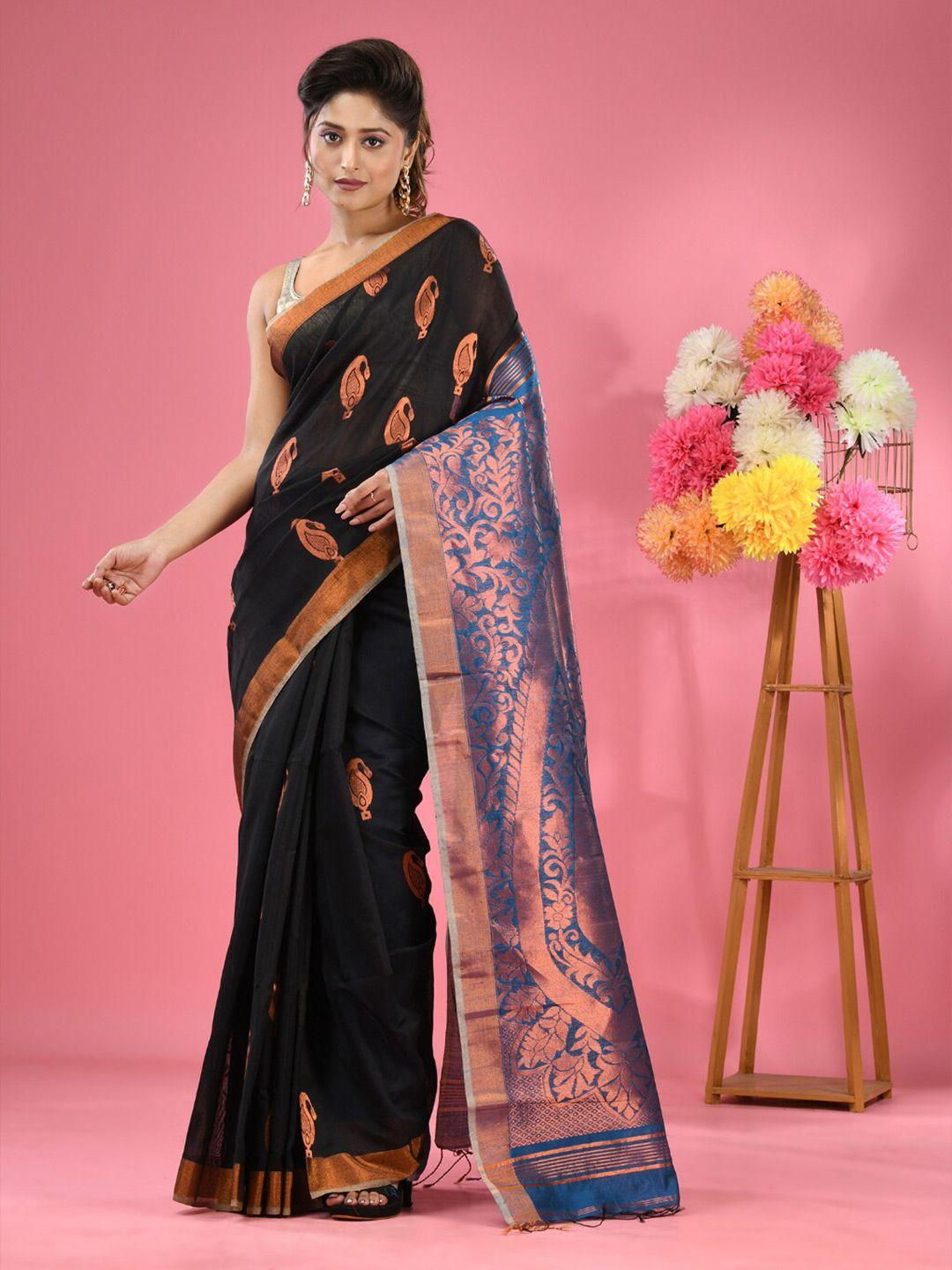 charukriti ethnic motifs zari woven design saree