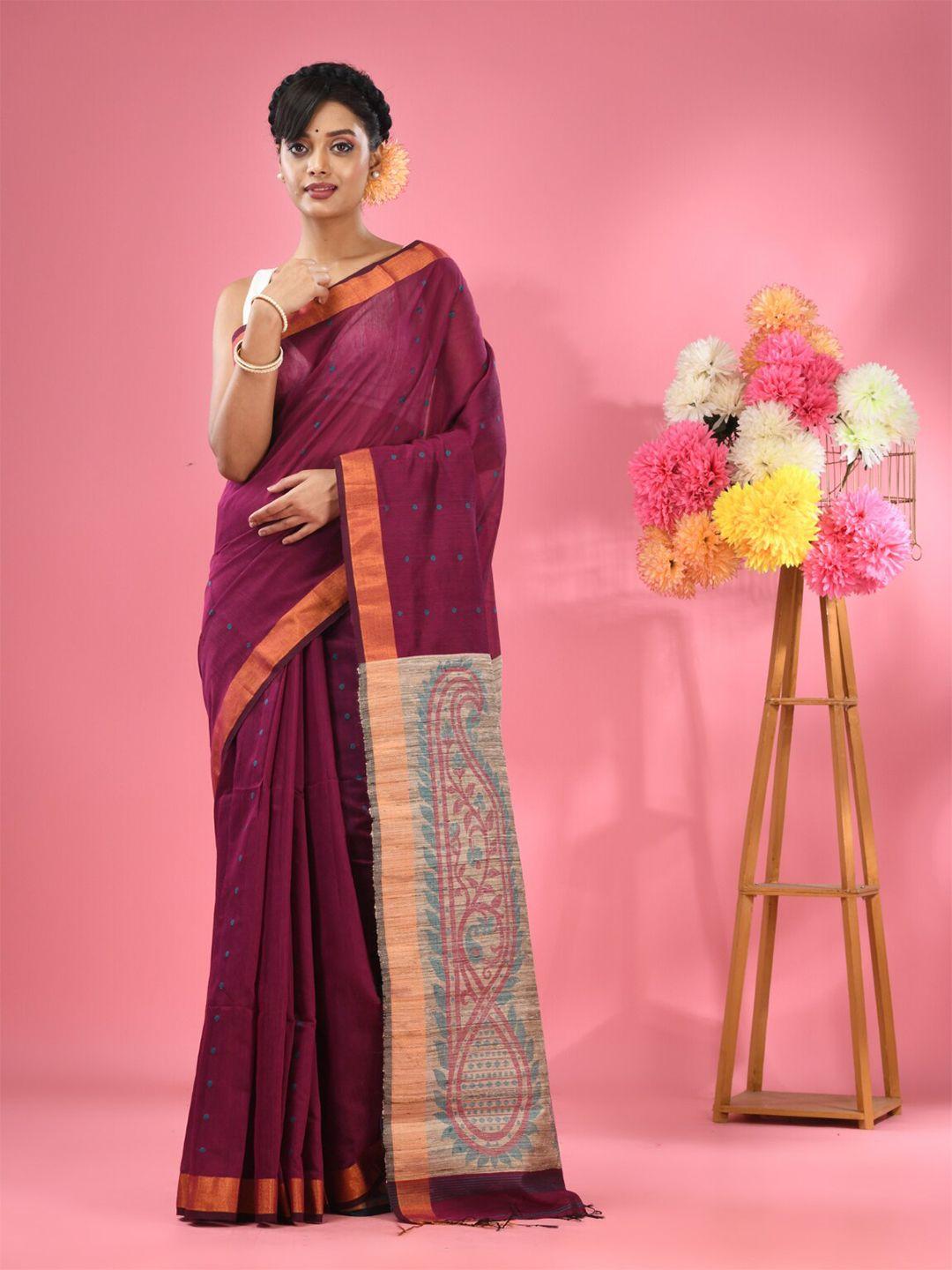 charukriti ethnic motifs zari woven design saree