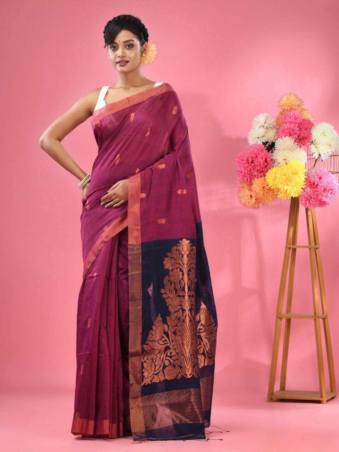 charukriti ethnic woven design saree