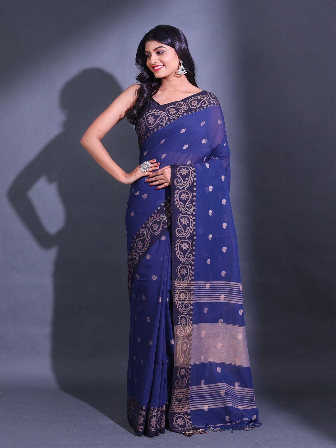 charukriti paisley woven design saree