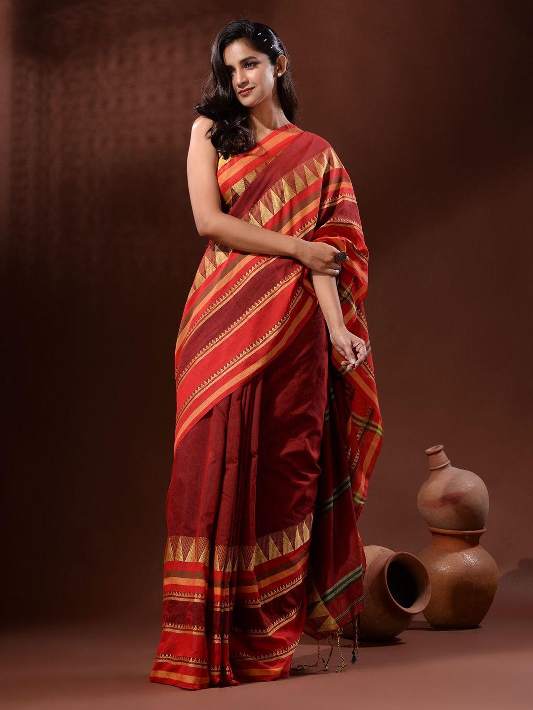 charukriti pure cotton saree