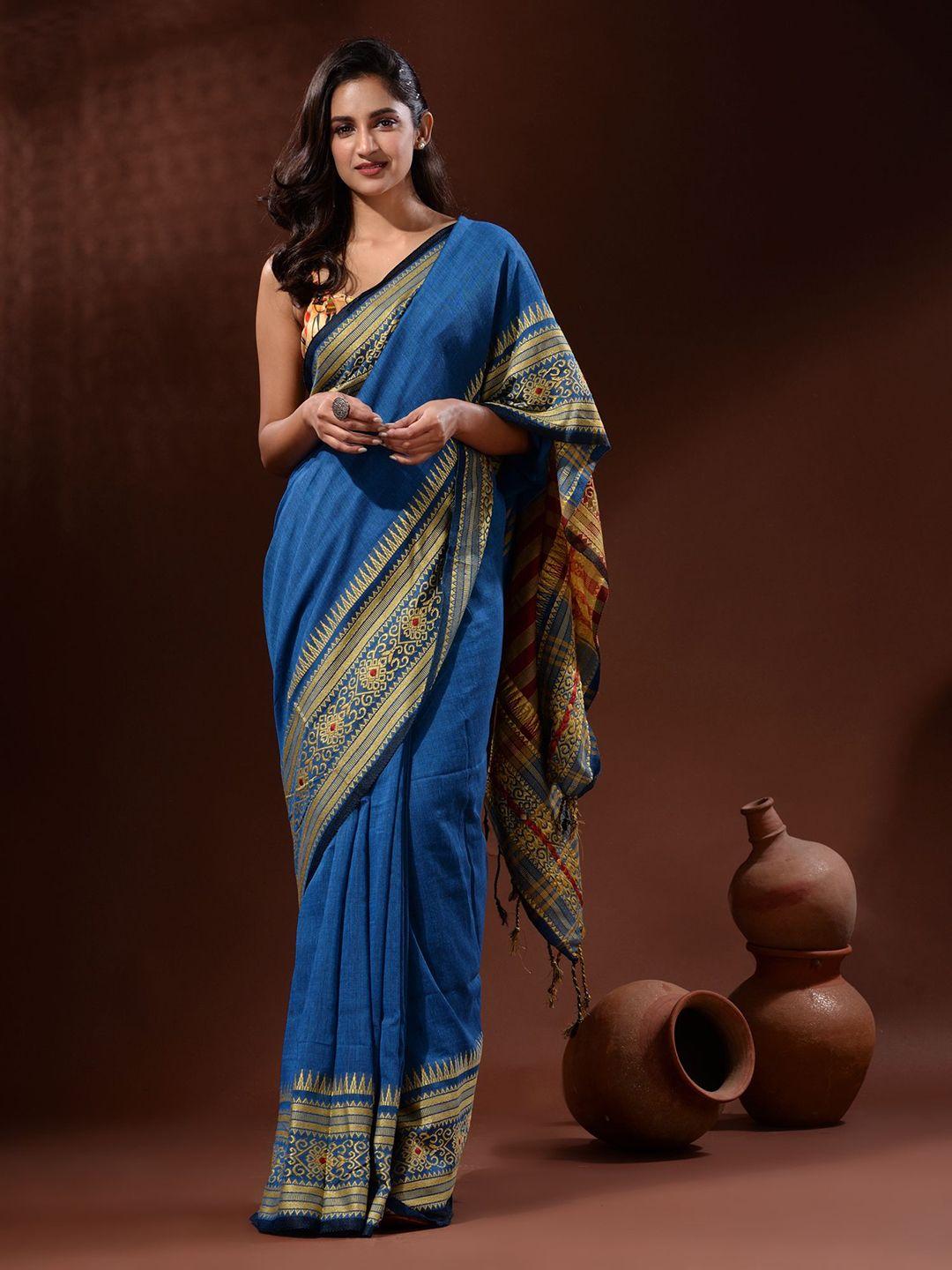 charukriti pure cotton saree