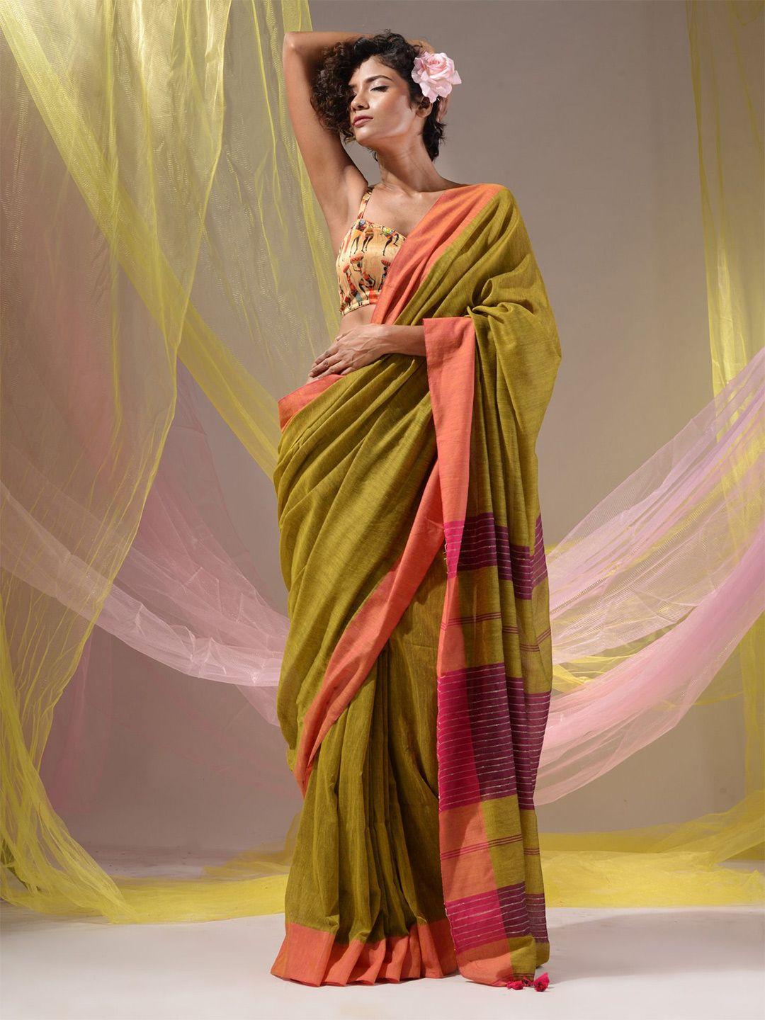 charukriti pure cotton saree