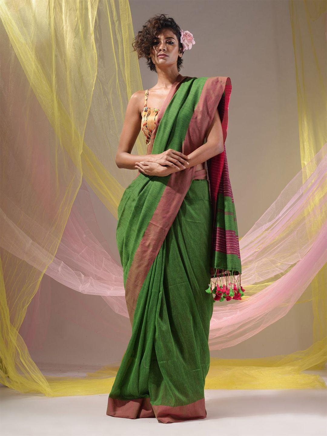 charukriti pure cotton saree