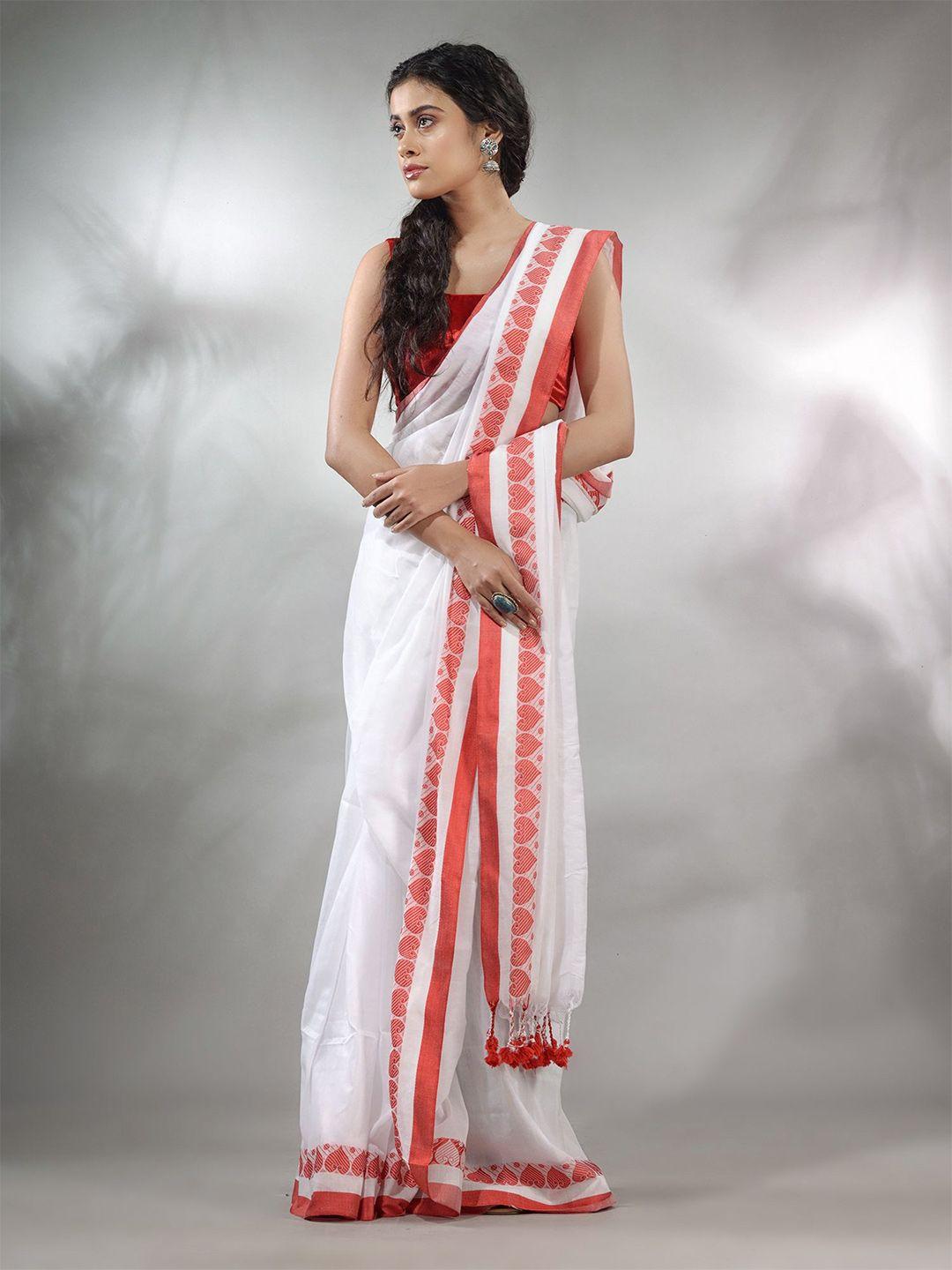 charukriti pure cotton saree