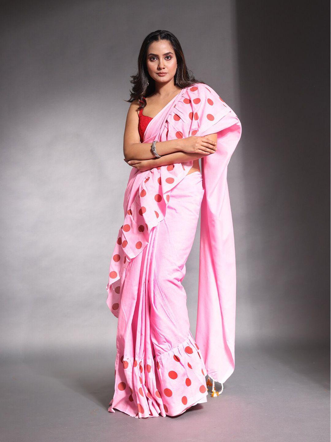 charukriti pure cotton saree