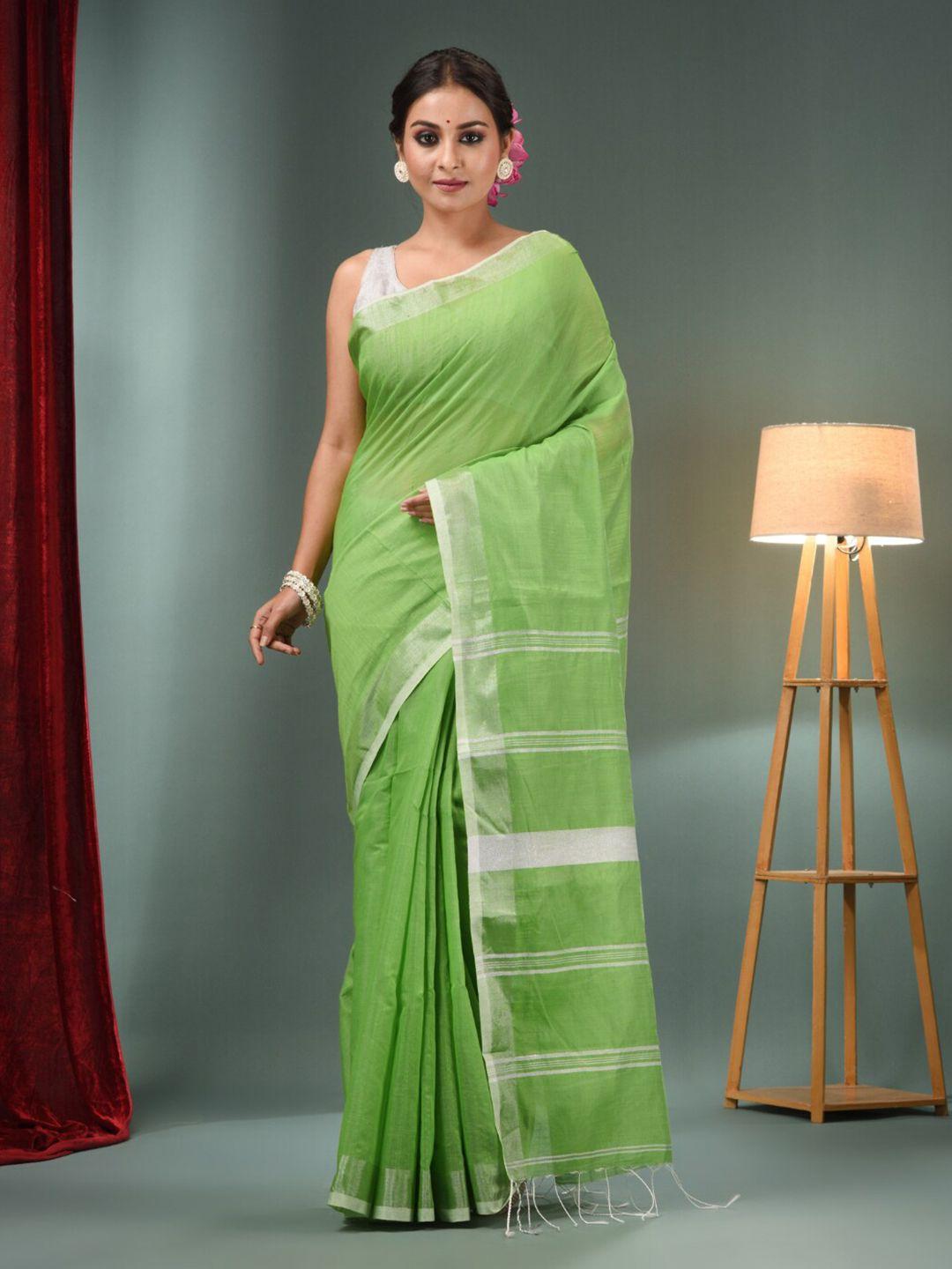 charukriti saree with zari border