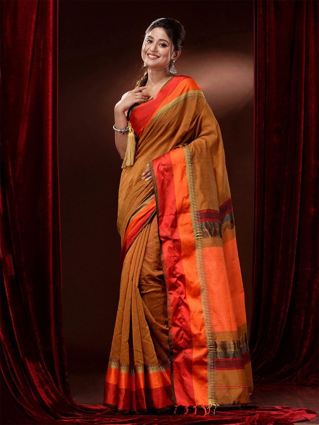 charukriti silk cotton saree