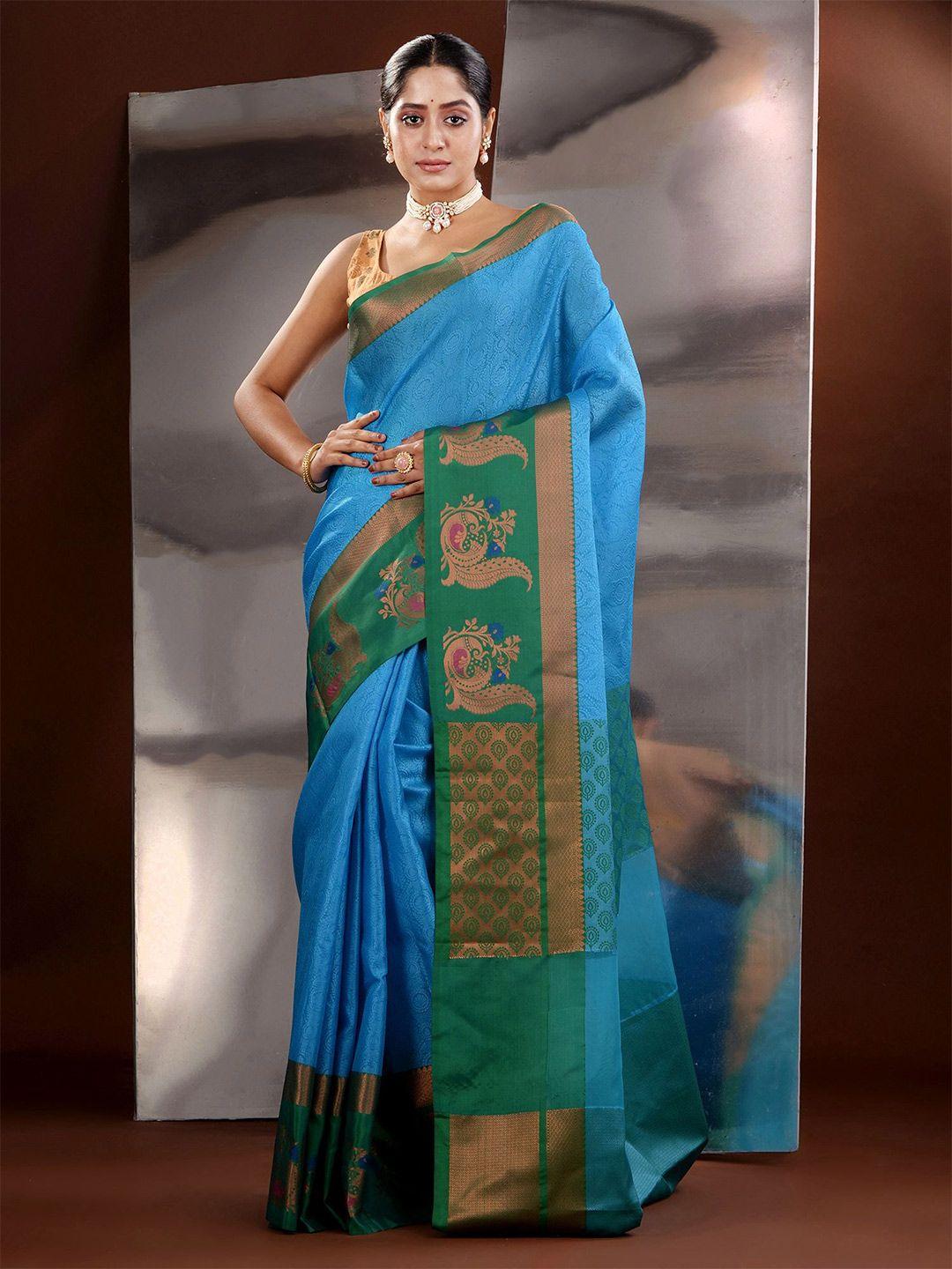 charukriti woven design zari saree