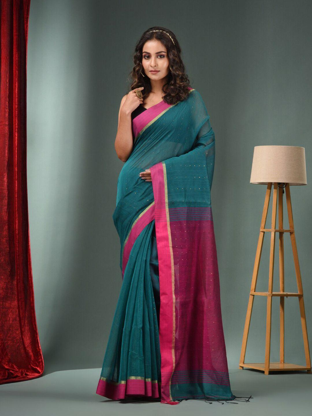 charukriti woven design zari saree