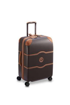 chatelet air 2.0 polycarbonate 8 wheels hard luggage trolley - brown