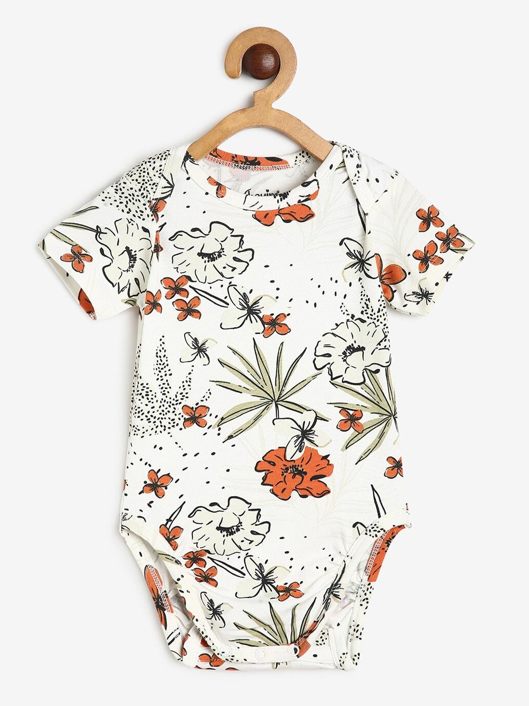 chayim infant printed flexi fit rompers