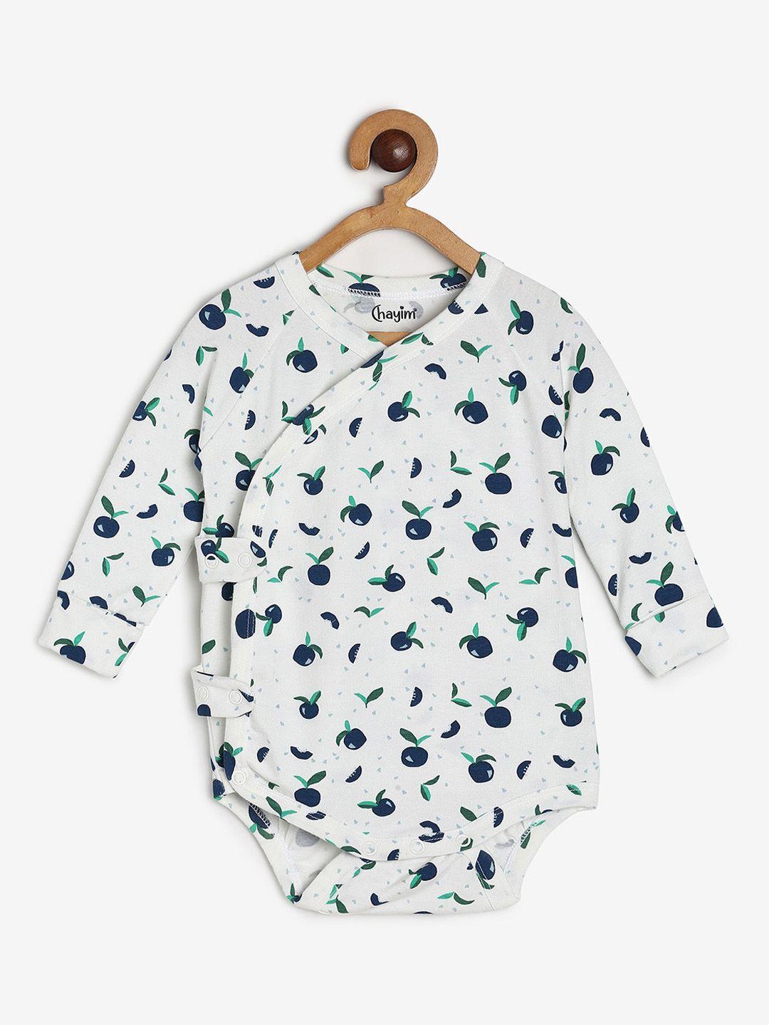 chayim infants printed flexi fit rompers