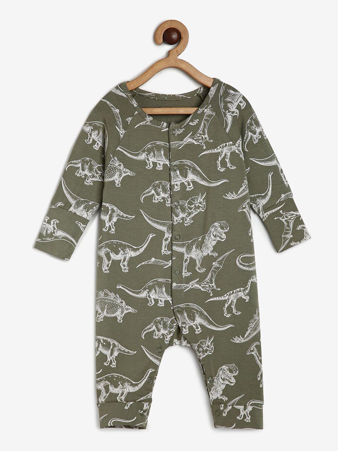 chayim kids printed open front rompers