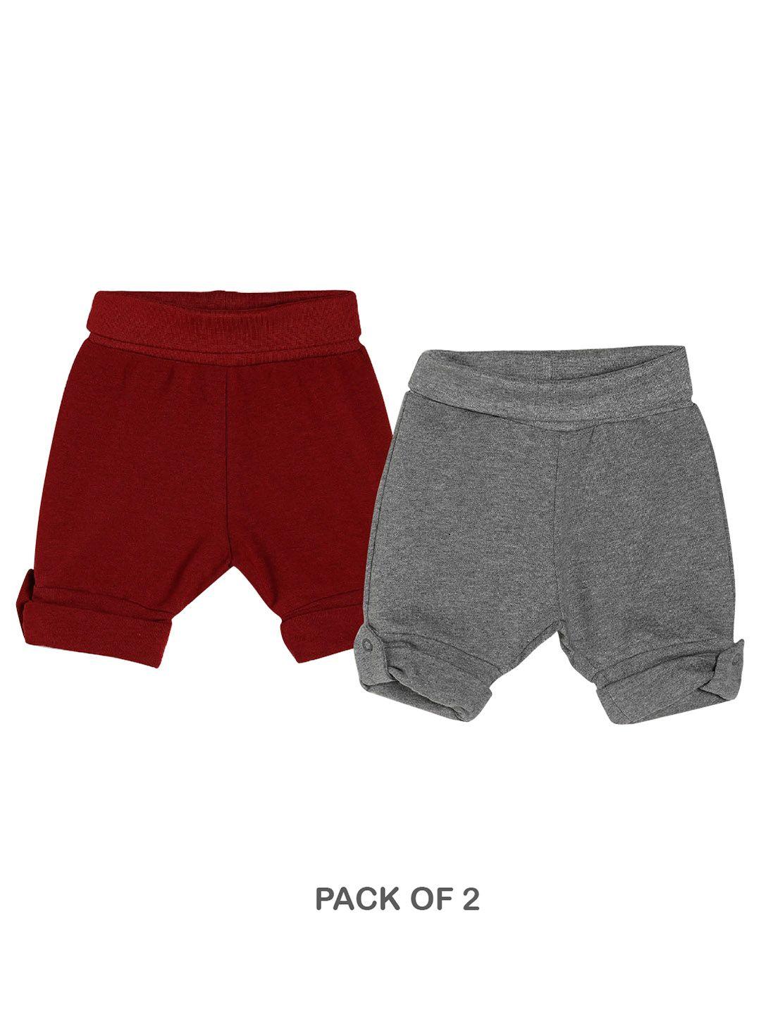 chayim infant kids pack of 2 mid-rise shorts