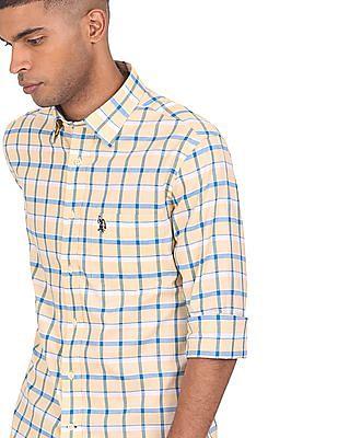 check cotton casual shirt