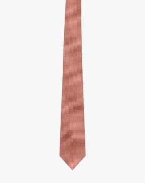 checked pattern tie