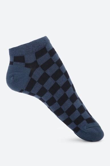 checked ankle socks